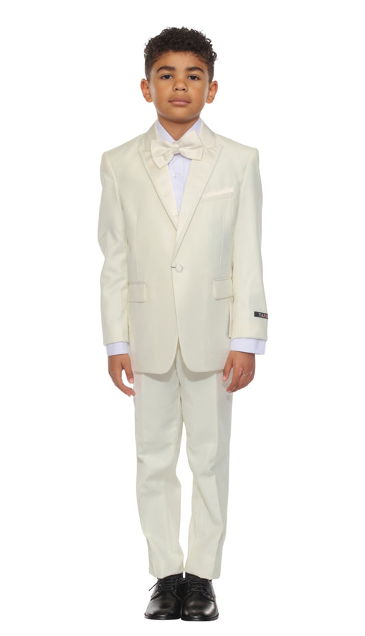 Tazzio BT187-07-LVORY Boys Suit