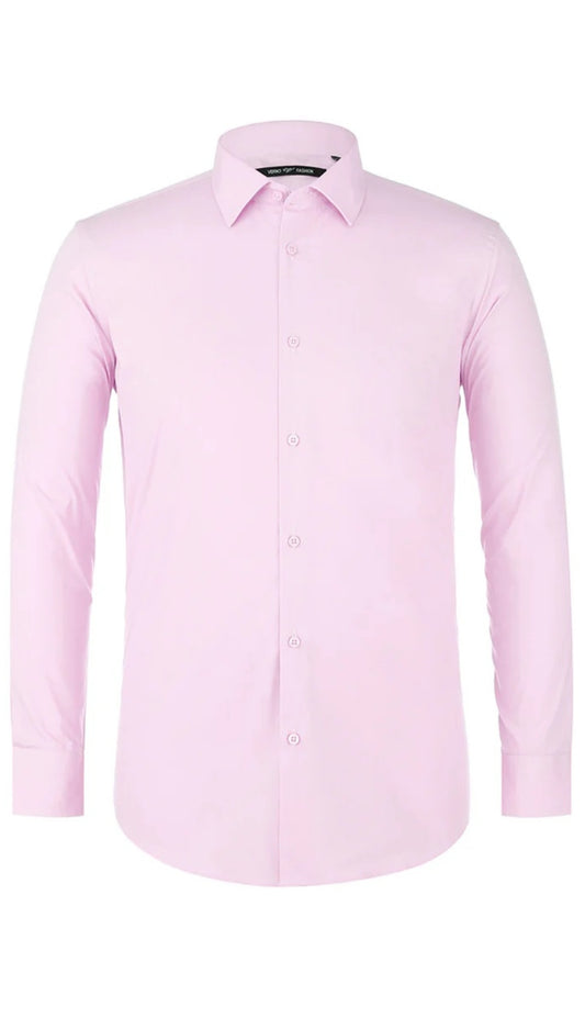 Verno CS0222-LIT-PINK Mens Shirt