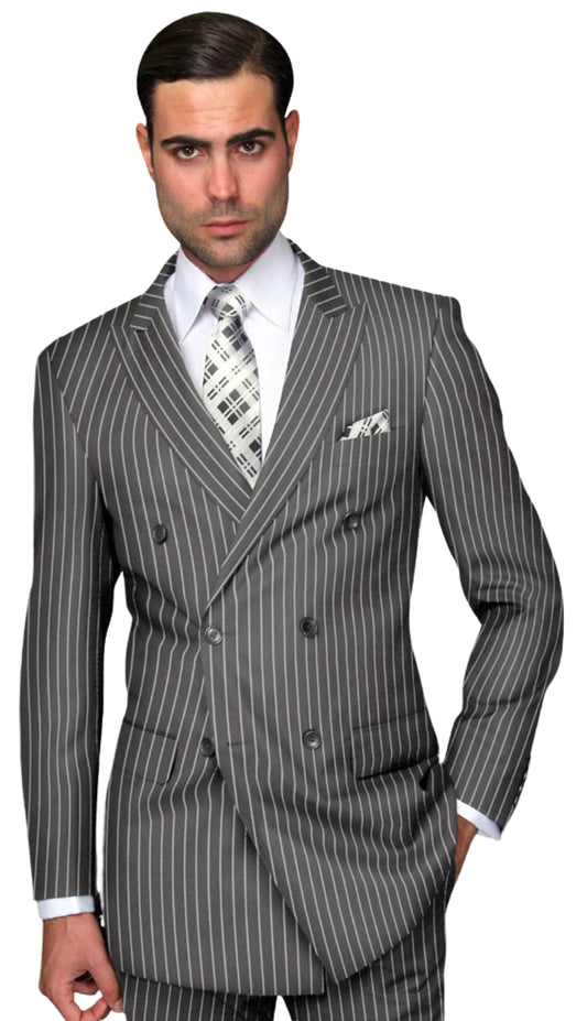 Statement DB-ZARELLI-GREY-2PC Mens Suit