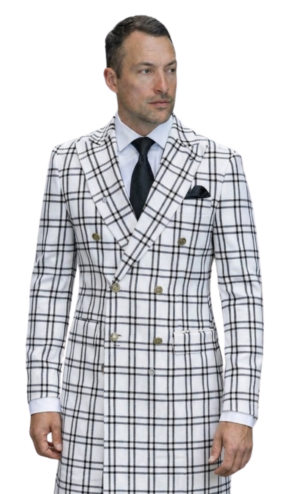 Statement BIANCA-WHITE Mens Suit