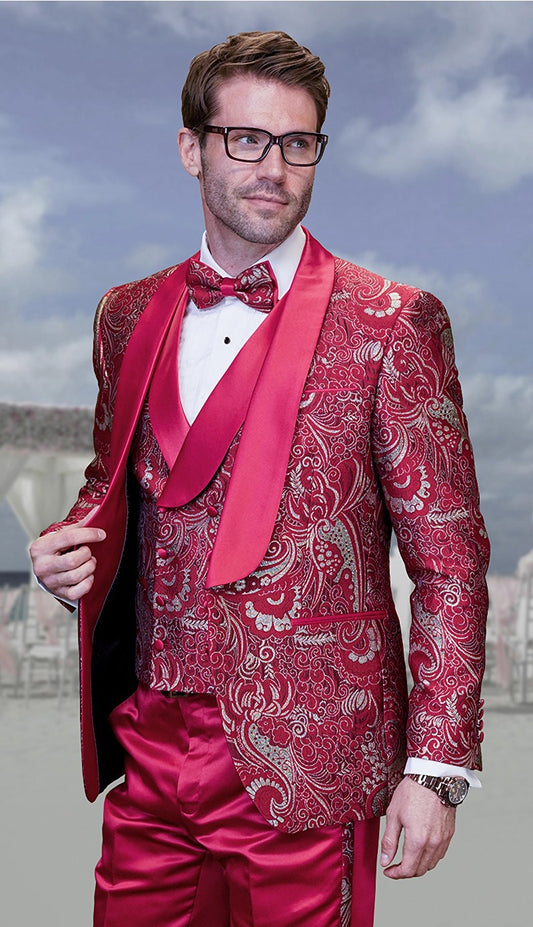 Statement  DELANO-4-RE Mens Suit
