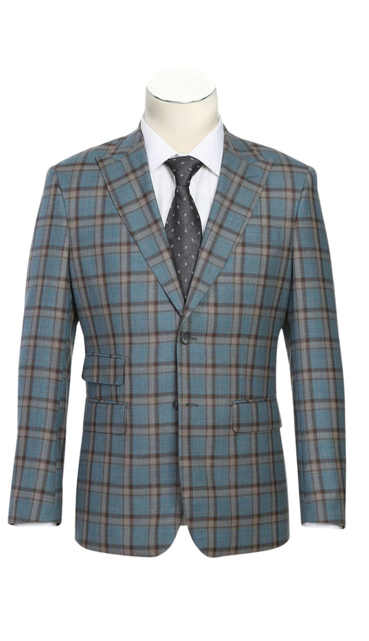 English Laundry Mens Suit EL72-57-470-LIT-GRY-BRON