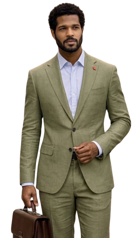 Statement LINEN-SAGE Mens Suit