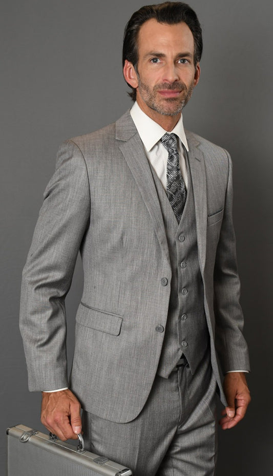 Statement  LORENZO-1-GR Mens Suit