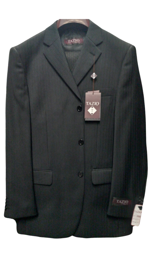 Tazzio Mens Suit M122-01-BLK-GRY