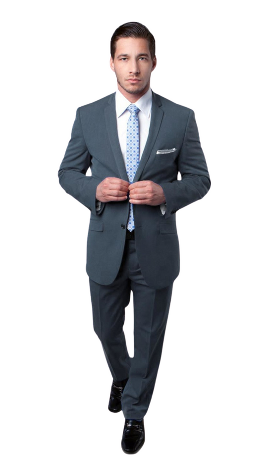 Tazzio Mens Suit M139S-02-GRY