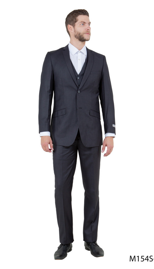 Tazzio Mens Suit M154S-03-CHAR