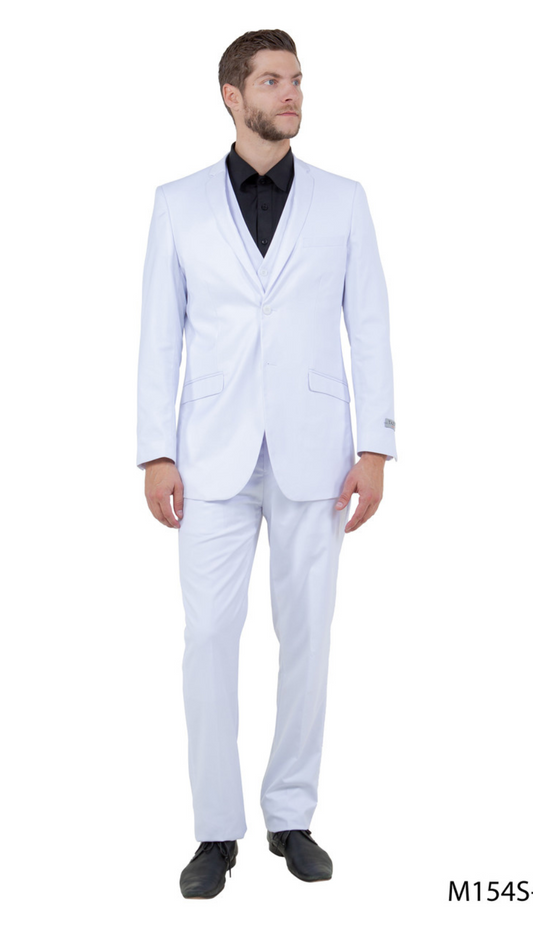 Tazzio Mens Suit M154S-08-WHT