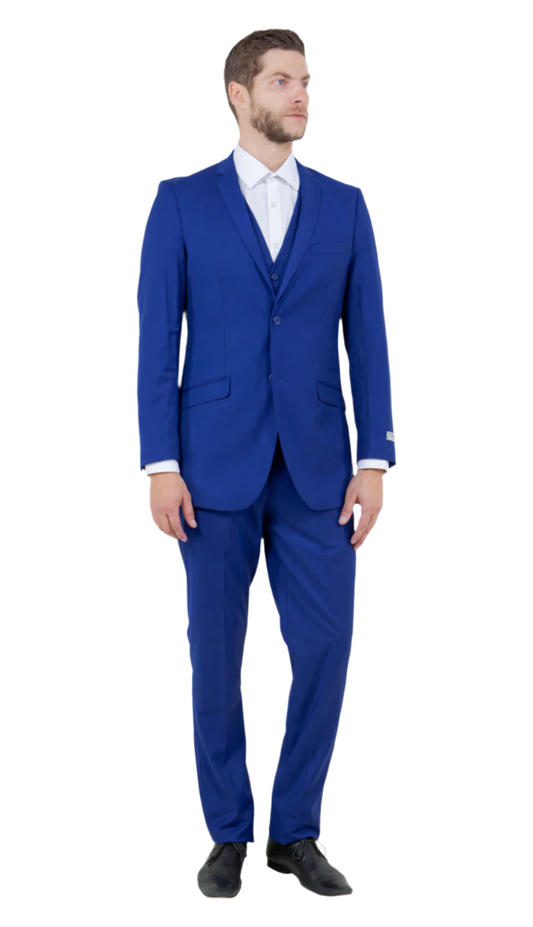 Tazzio Mens Suit M154S-12-ROY-BLUE