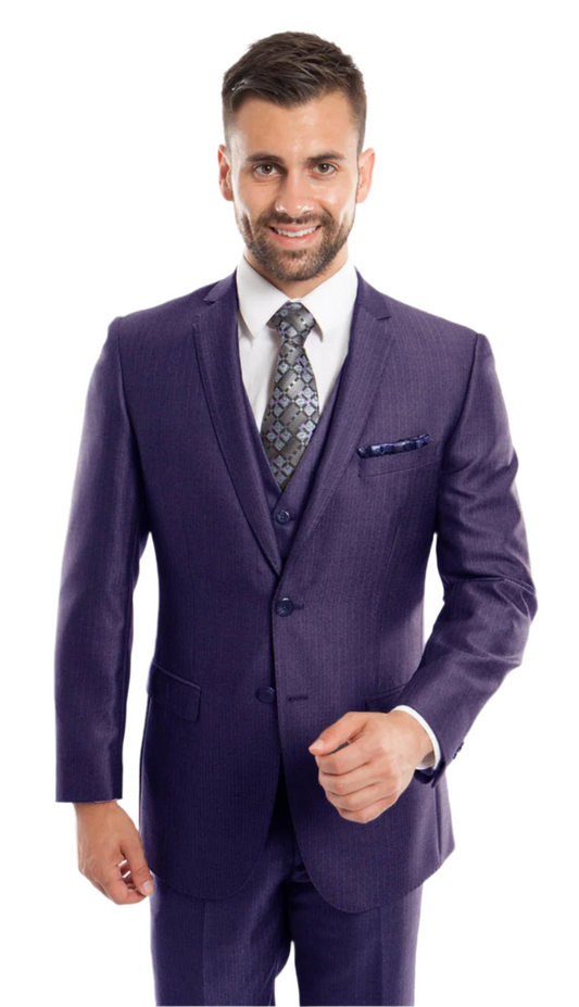 Tazzio Mens Suit M157S-04-DARK-BLUE