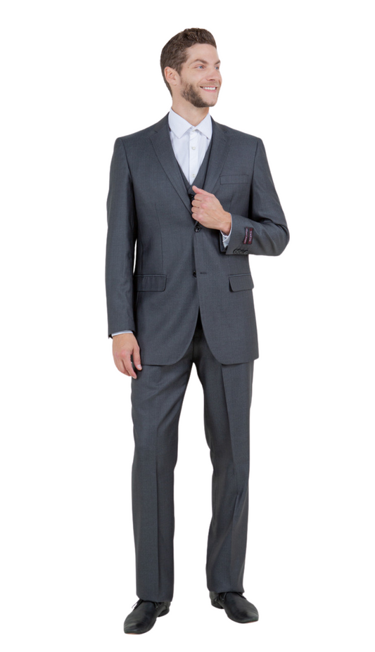 Tazzio Mens Suit M158-03-STEEL-NAVY