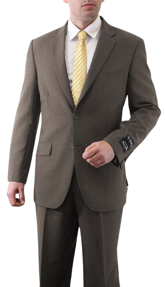 Tazzio M162-04-BROWN-LT.BROWN Mens Suit