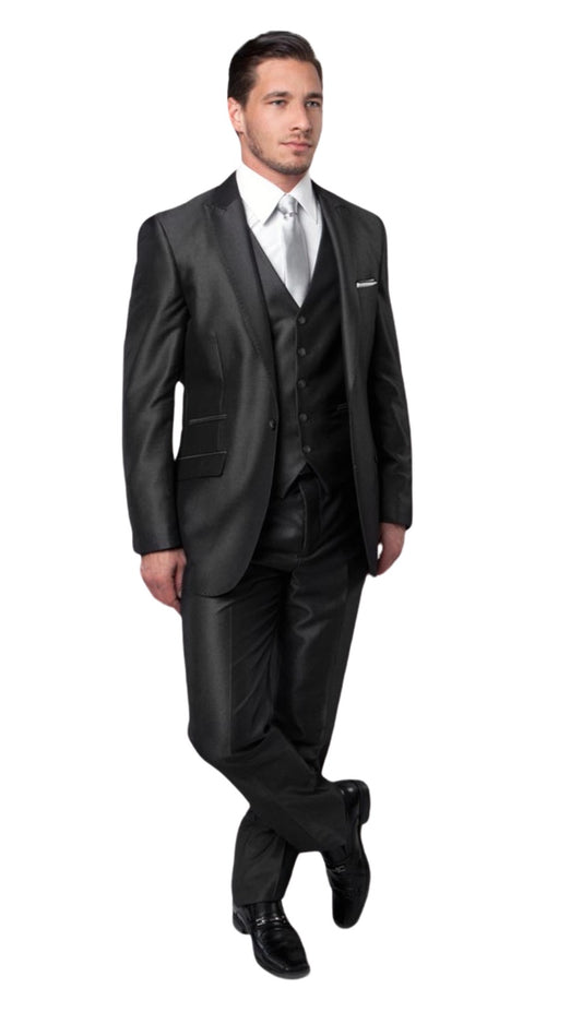 Tazzio M166S-02-GREY Mens Suit