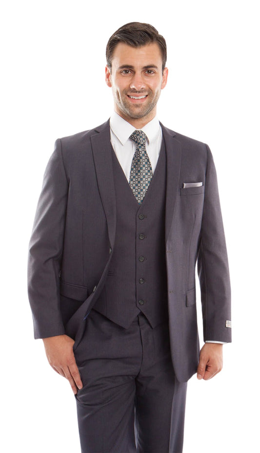 TAZZIO M194S-04-GREY Mens Suit