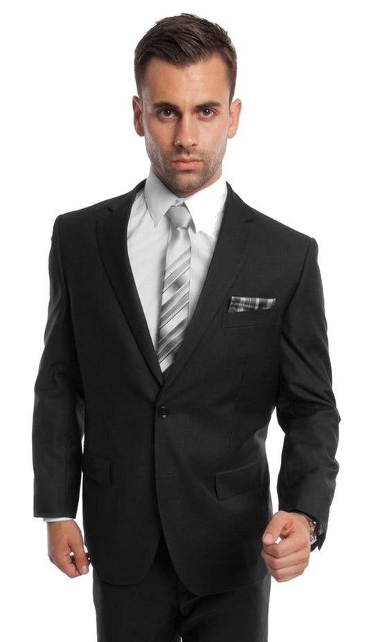 Tazzio Mens Suit M202-01-BLK