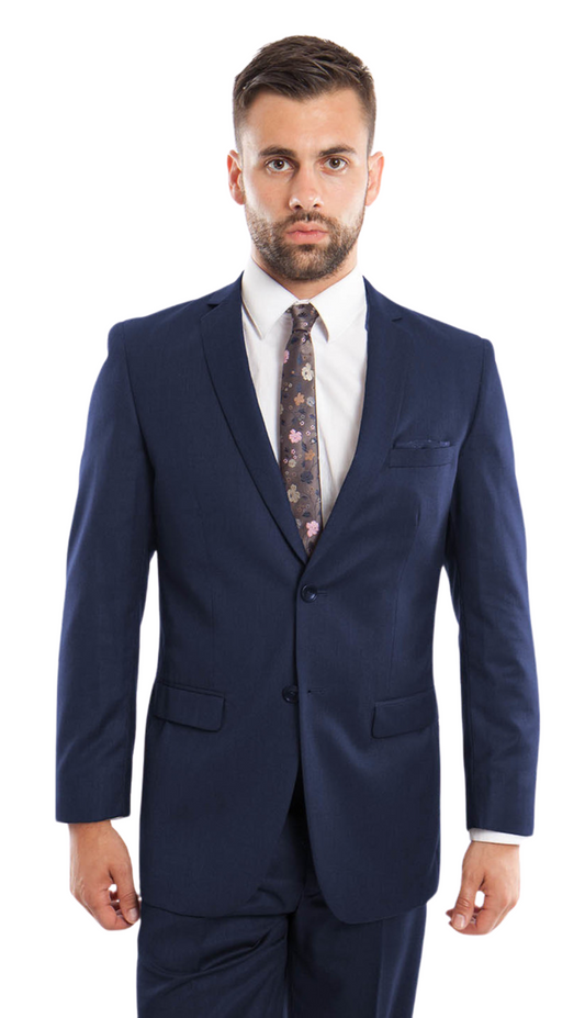 Tazzio Mens Suit M208S-02-NAVY
