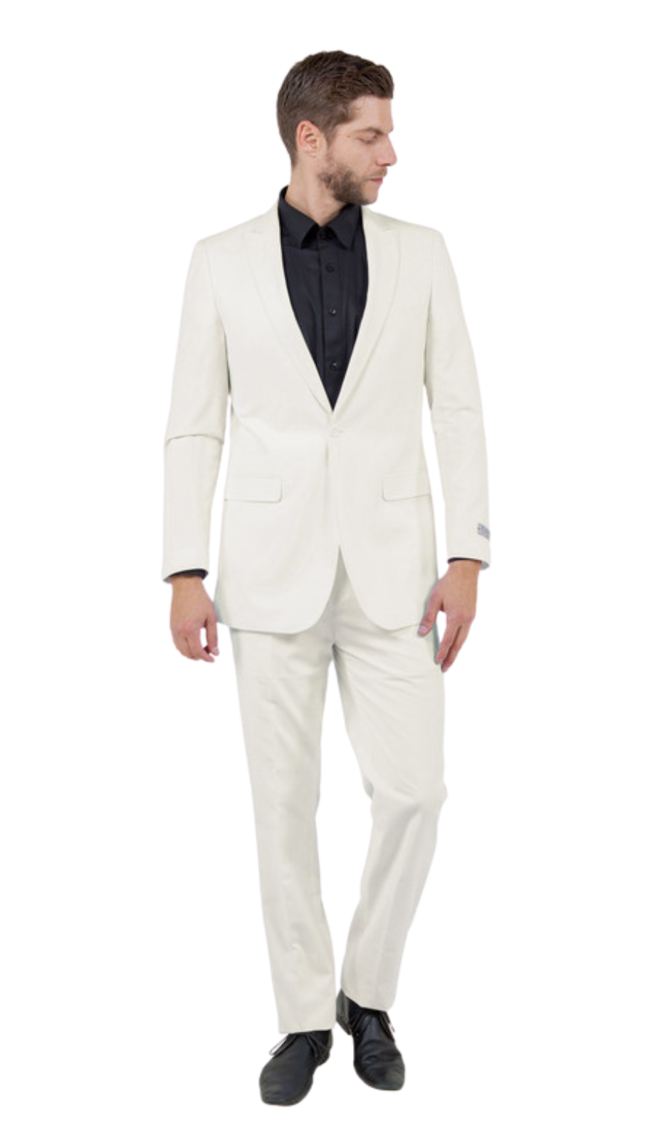 Tazzio Mens Suit M211S-08-OFF-WHITE