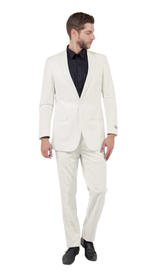 Tazzio Mens Suit M211S-08-OFF-WHITE