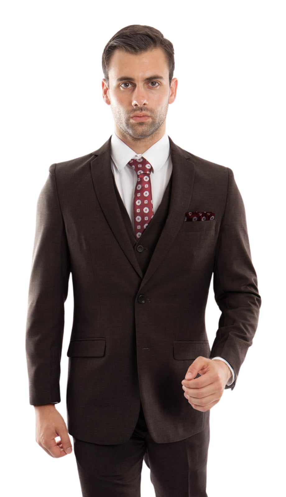 Tazzio M217-03-CHARCOAL Mens Suit