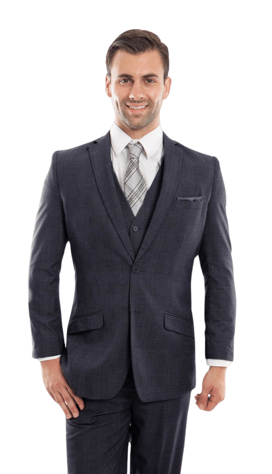 TAZZIO M243S-01 Mens Suit
