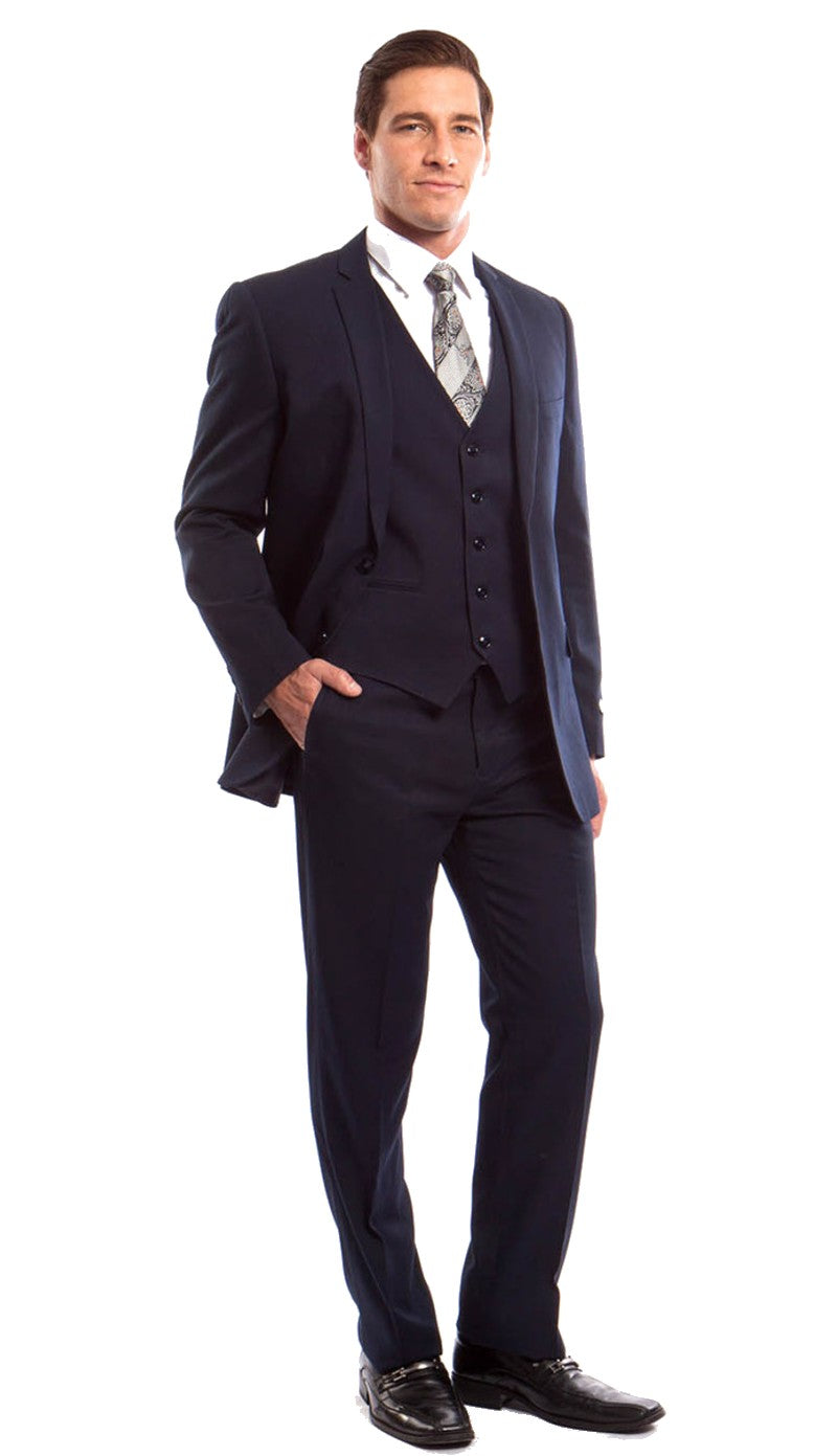 Tazzio Mens Suit M254S-01-NAVY