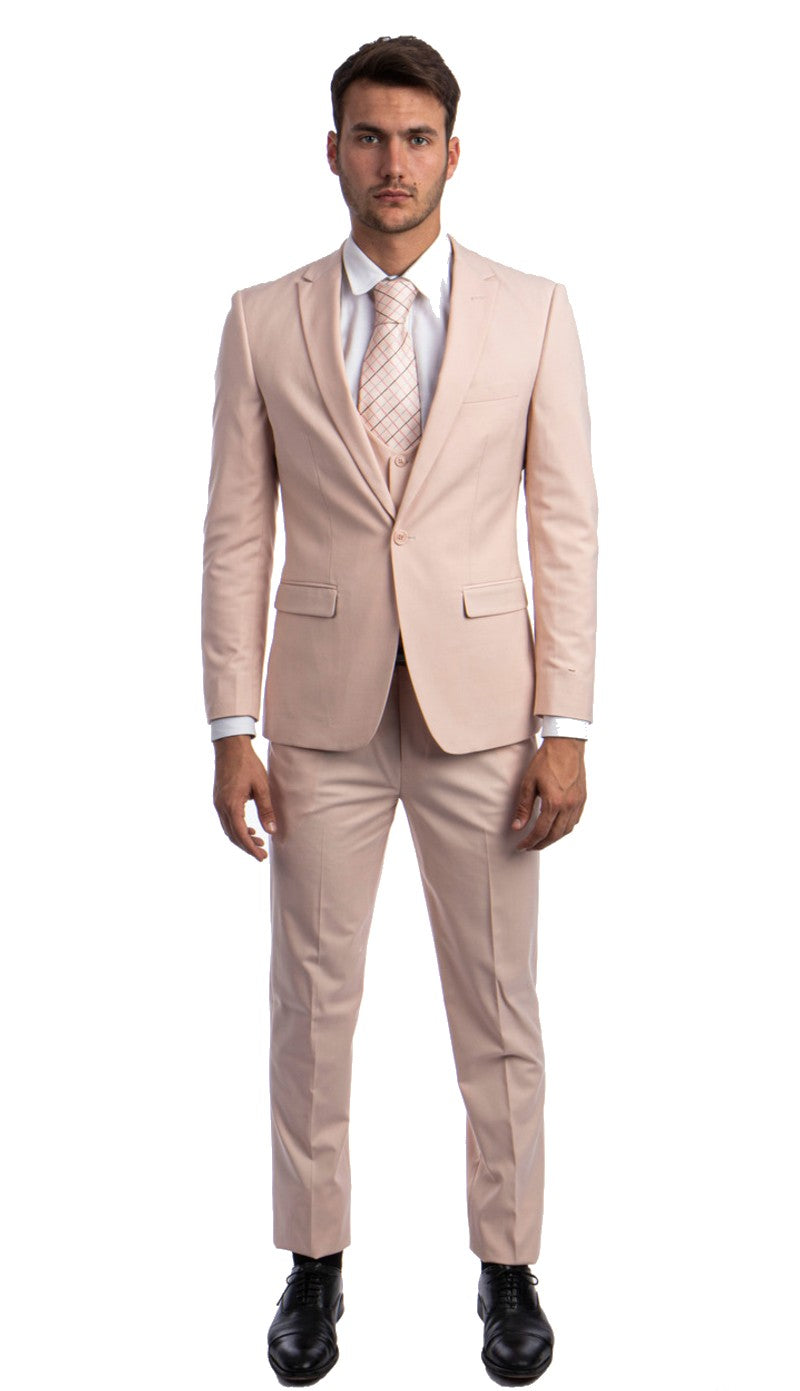 Tazzio M255US-07-BLUSH Mens Suit