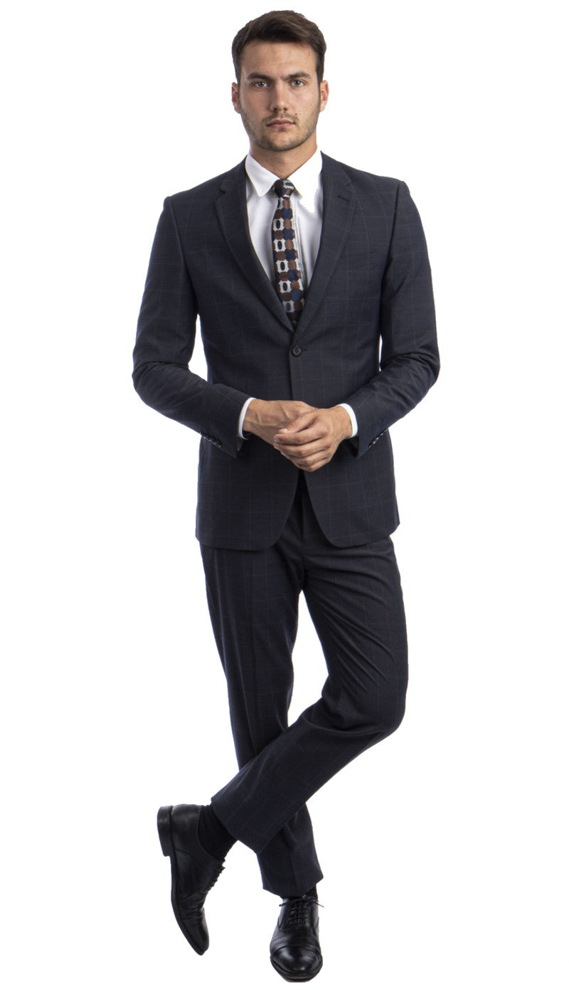 Tazzio Mens Suit M266US-02-DARK-GREY
