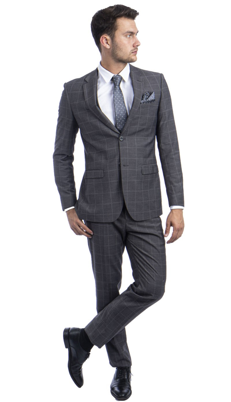Tazzio Mens Suit M266US-03-LIGHT-GREY