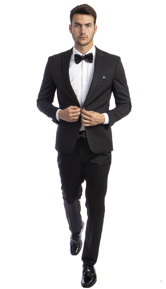 Tazzio Mens Suit M284SK-01-BLACK