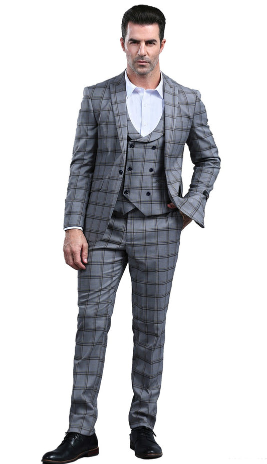 Tazzio Mens Suit M295SK-02-GREEN