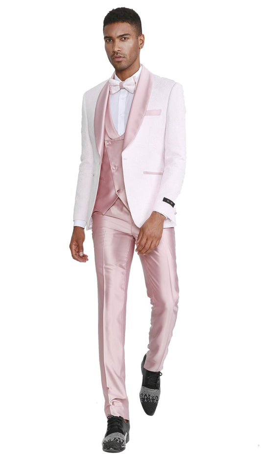 Tazzio M297SK-02-PINK Mens Suit