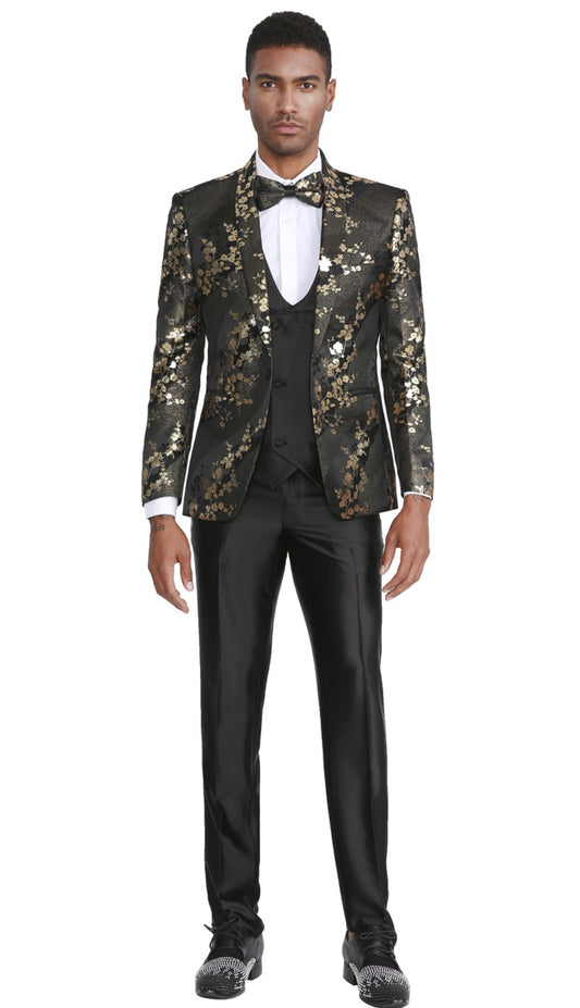 Tazzio Mens Suit M299SK-02-GOLD