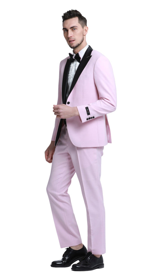 Tazzio Mens Suit-M332SK-02-PINK