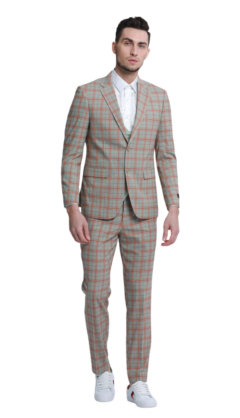 Tazzio M334SK-01-MINT Mens Suit