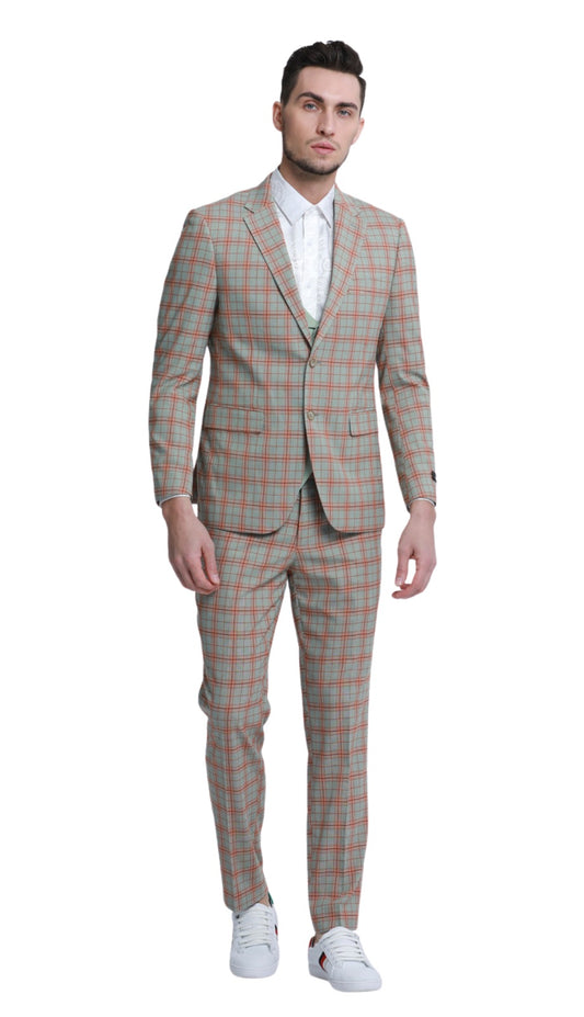 Tazzio M334SK-01-MINT Mens Suit
