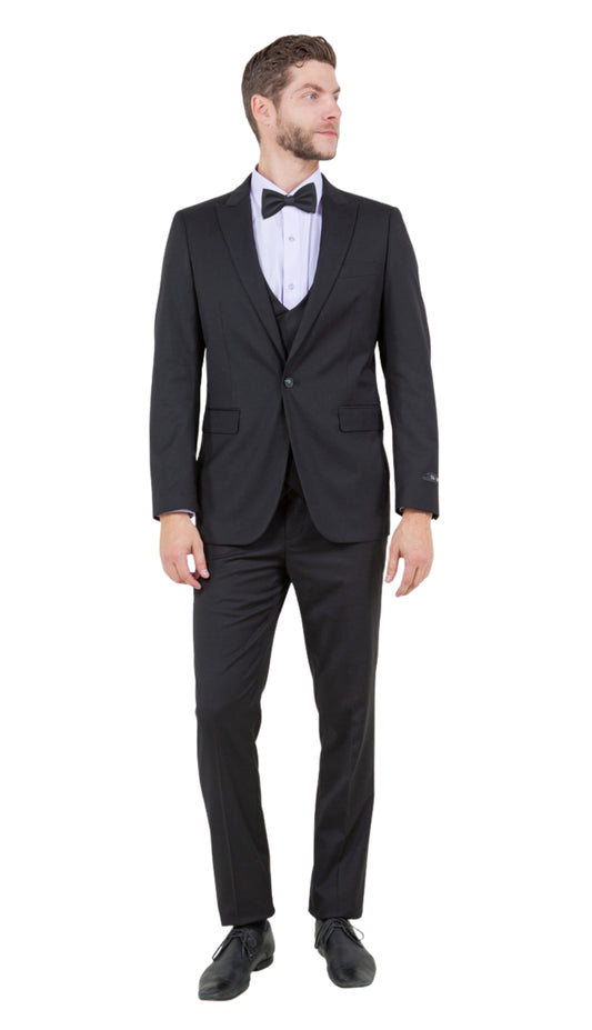Tazzio M336SK-01-BLACK Mens Suit