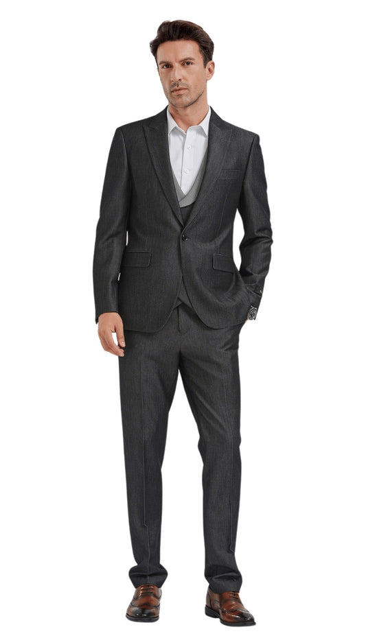 Tazzio M347SK-02-NAVY Mens Suit