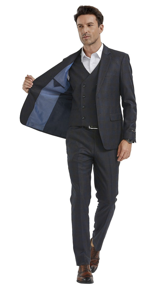 Tazzio M348SK-01 Mens Suit