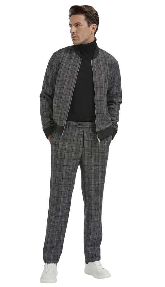 Tazzio Mens Suit M358SK-02-BLACK