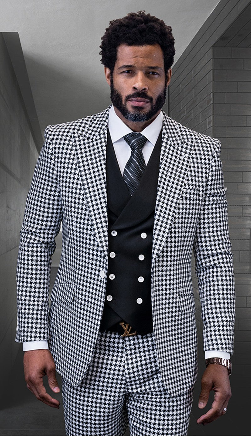 Statement  MASIMO-BLK Mens Suit