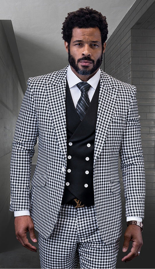 Statement  MASIMO-BLK Mens Suit