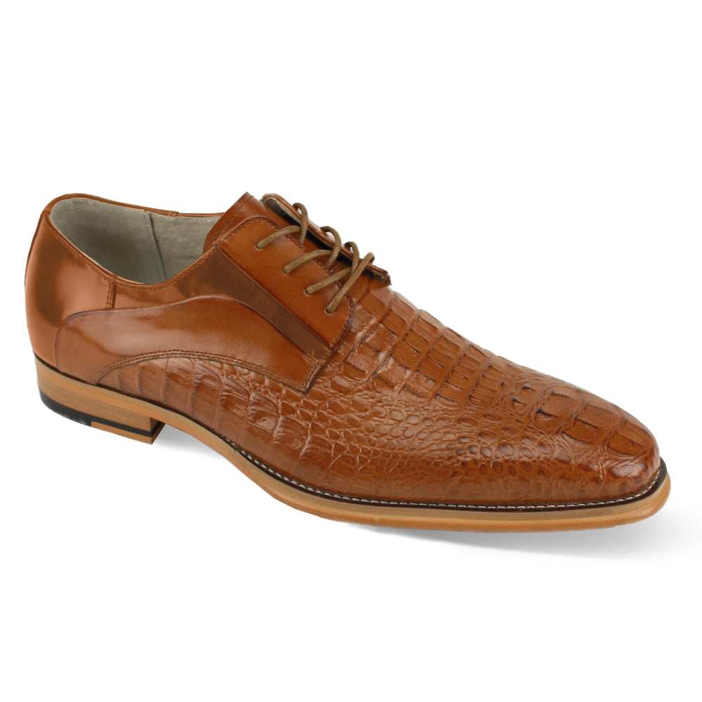 Giovanni Leather Dress Shoes-MASON-TAN