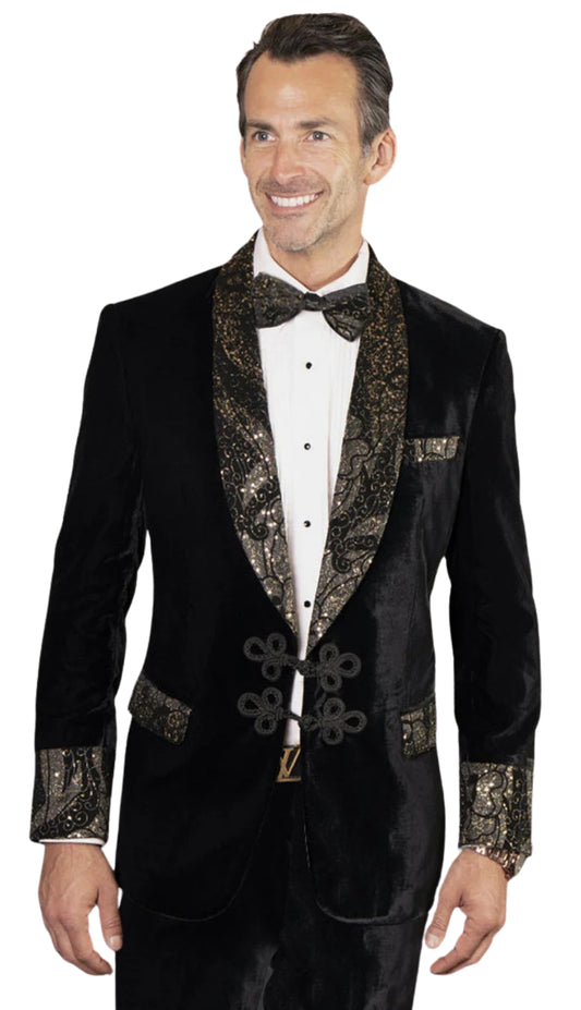Statement MIRAGE-BLACK Mens Suit