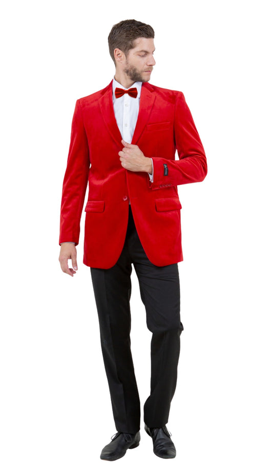 Tazzio MJ111-04A-RED Mens Sports Coat