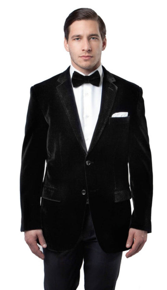 Tazzio MJ111-01A-BLK Mens Sports Coat