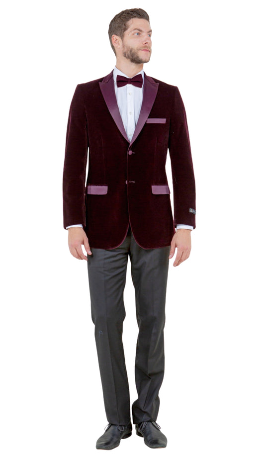 Tazzio MJ114S-WINE Mens Sports Coat