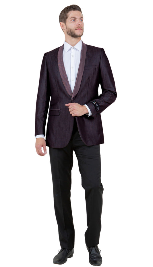 Tazzio MJ118S-PLM Mens Sports Coat