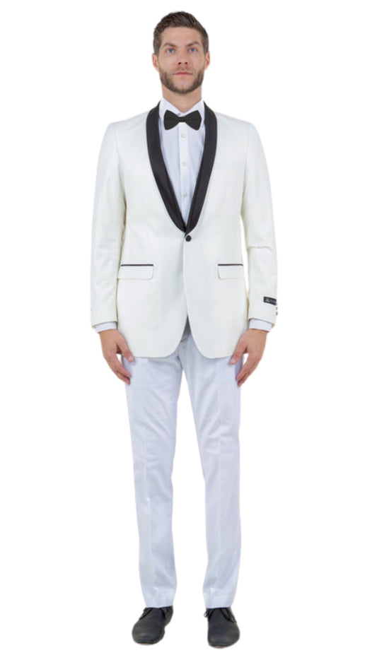 Tazzio MJ118S-WHT Mens Sports Coat