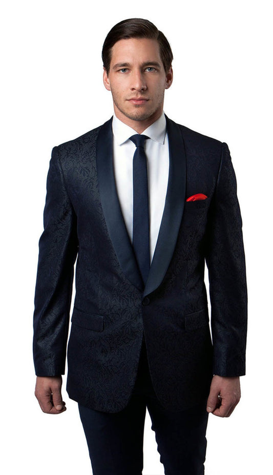 Tazzio MJ124S-NAVY Mens Sports Coat