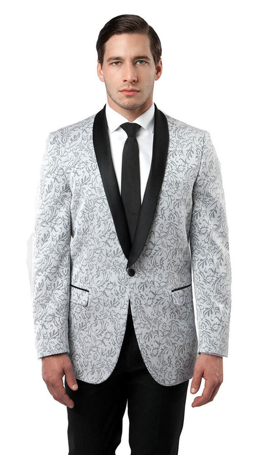 Tazzio MJ124S-SIL Mens Sports Coat